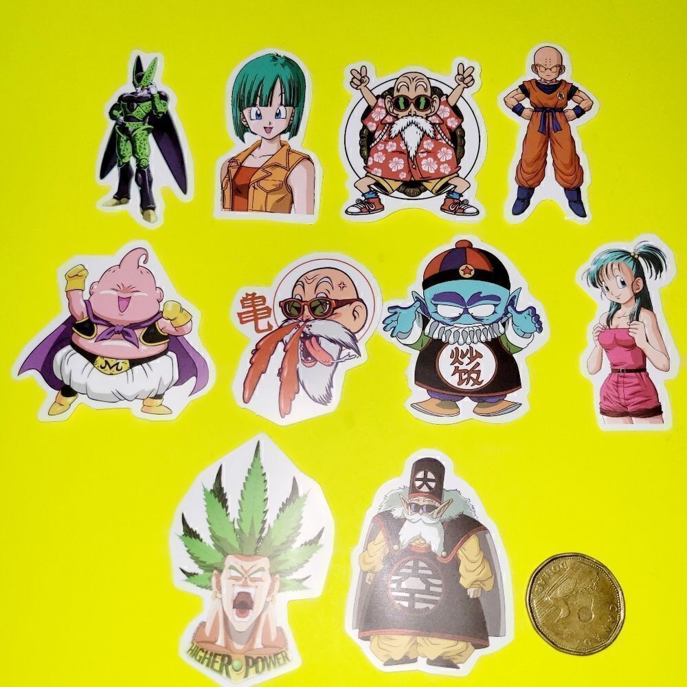 3/$20 brand new 10x waterproof dragon ball stickers